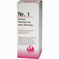 Nr. 1 Calcium Fluoratum D6 Spag. Glückselig Tropfen 100 ml