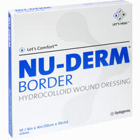 Nu- Derm Hydrokolloid- Verband 10x10cm 10 Stück