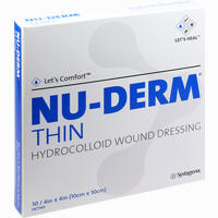 Nu- Derm Thin Hydrokolloid- Verband 10x10cm 10 Stück