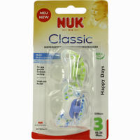 Nuk Beruhigungssauger Happy Days Silikon Gr. 3 2 Stück