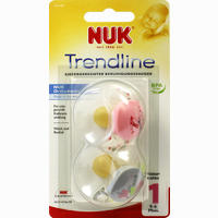 Nuk Einschlafsauger Ohne Ring Latex Gr. 1 Trendline 2 Stück