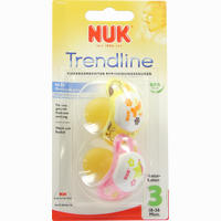 Nuk Einschlafsauger Ohne Ring Latex Gr. 3 Trendline 2 Stück