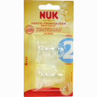 Nuk Ernährungssauger Silikon für Brei Gr. 2 2 Stück