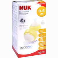Nuk First Choice Einmal- Trinksauger Tpe 0- 6 Monate/S 10 Stück