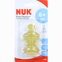 Nuk First Choice Plus Trinksauger Latex Gr. 2 S 2 Stück