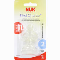 Nuk First Choice+ Trinksauger Aus Silikon Gr. 2 S 6- 18 Monate 2 Stück