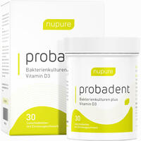 Nupure Probadent Lemon Mundflora Probiotikum Lutschtabletten 30 Stück