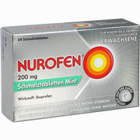 Nurofen 200 Mg Schmelztabletten Mint 24 Stück