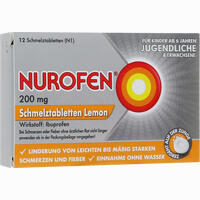 Nurofen 200mg Schmelztabletten Lemon 12 Stück