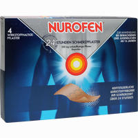 Nurofen 24- Stunden Schmerzpflaster 200mg Wirkstoffhaltiges Pflaster 4 Stück