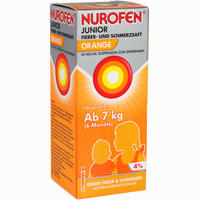 Nurofen Junior Fieber- und Schmerzsaft Orange 40mg Ml Suspension 100 ml