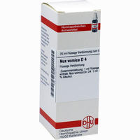 Nux Vomica D4 Dilution 20 ml
