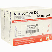 Nux Vomica D6 Ad Us.vet. Ampullen 2 x 10 x 5 ml