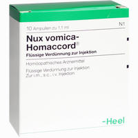 Nux Vomica Homaccord Ampullen 10 Stück
