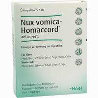 Nux Vomica Homaccord Vet. Ampullen 5 Stück