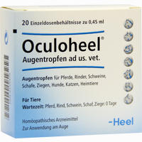 Oculoheel Augentropfen Ad Us. Vet. Einzeldosispipetten 20 Stück