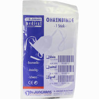 Ohrenbinde Dreieckig Schwarz Groß 15x11.5cm 1 Stück