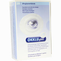 Okkluglas Uhrglasverband 20 Stück
