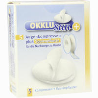 Okklusan Plus Spulenpflaster Unsteril Kompressen 5 Stück