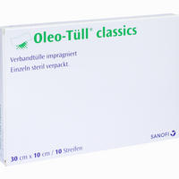 Oleo- Tüll Classics 10x30cm Wundgaze 10 Stück