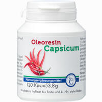 Oleoresin Capsicum Kapseln 120 Stück