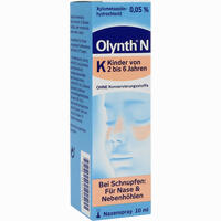 Olynth 0. 05% N Schnupfen Dosierspray Ohne Konservierungsstoffe 10 ml