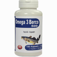 Omega 3 Berco 500 Kapseln 150 Stück