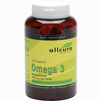 Omega 3 Konzentrat 1000mg Aus Fischöl Kapseln 100 Stück