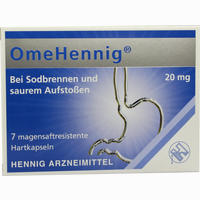 Omehennig 20mg Magensaftresistente Hartkapseln 7 Stück