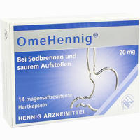 Omehennig 20mg Magensaftresistente Hartkapseln 14 Stück