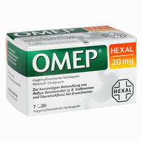 Omep Hexal 20mg Magensaftresistente Hartkapseln 7 Stück