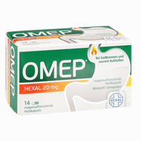 Omep Hexal 20mg Magensaftresistente Hartkapseln 14 Stück