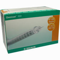 Omnican 100 1. 0ml/100 I. U. 100 Stück