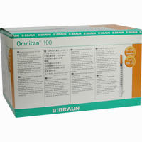 Omnican 100 1ml Insulin U- 100 0.30x12mm Einzelverpackt Spritzen 100 x 1 Stück