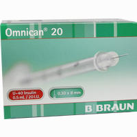 Omnican 20 0. 5ml 0. 30x8mm Insulinspritze 100 Stück