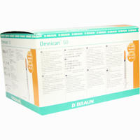 Omnican 50 0.5ml Insulin U- 100 0.30x12mm Einzelverpackt Spritzen 100 x 1 Stück