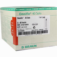 Omnifix Insulin Solo 40 100 ml