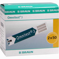 Omnitest 3 Bzm Sensoren Teststreifen B. braun 2 x 50 Stück