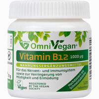 Omnivegan B12 1000 Ug - Tabletten mit Beerengeschmack Schmelztabletten 120 Stück