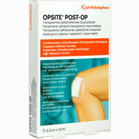 Opsite Post- Op 6.5 X 5cm Duschpflaster 5 Stück