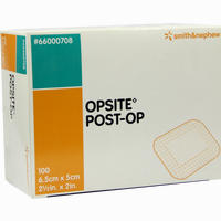 Opsite Post- Op 6.5cmx5cm Einzeln Steril New Verband 100 x 1 Stück