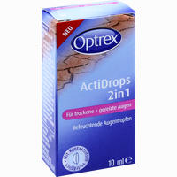 Optrex Actidrops 2in1 Trockene & Gereizte Augen Tropfen 10 ml