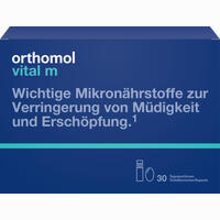 Orthomol Vital M Trinkfläschchen + Kapseln Kombipackung 30 Stück