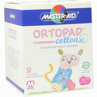 Ortopad Cotton Girls Medium Okklusionspflaster 50 Stück