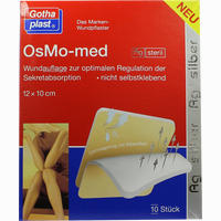 Osmo- Med Ag Wundauflage Steril 12cmx10cm Verband 10 Stück