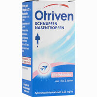 Otriven 0. 025% Nasentropfen für Säuglinge 10 ml
