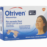 Otriven Besser Atmen Strips Beige Normal Pflaster 10 Stück