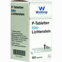P Tabletten Blau 8mm Teilk 100 Stück