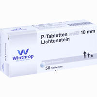 P- Tabletten Weiß 10mm Lichtenstein Tabletten 50 Stück