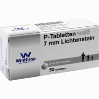 P- Tabletten Weiß 7mm Lichtenstein Teilbar 50 Stück